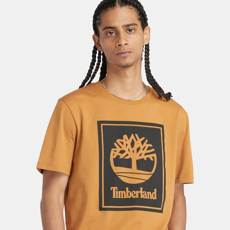 Timberland Men's Stack Logo T-Shirt