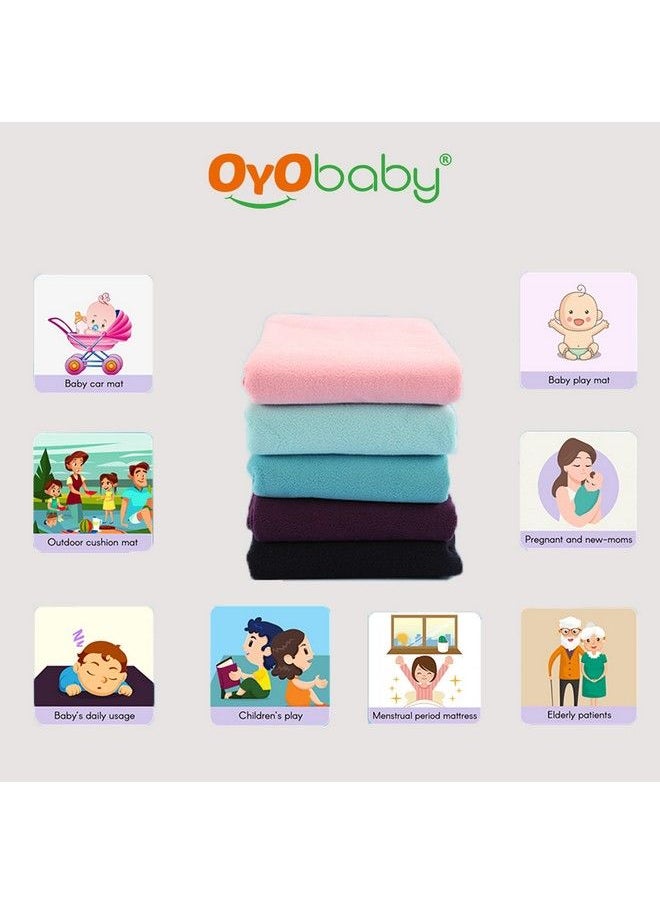 OYO BABY Quickly Dry Soft Mattress Protector Pista Greens  - Image 4