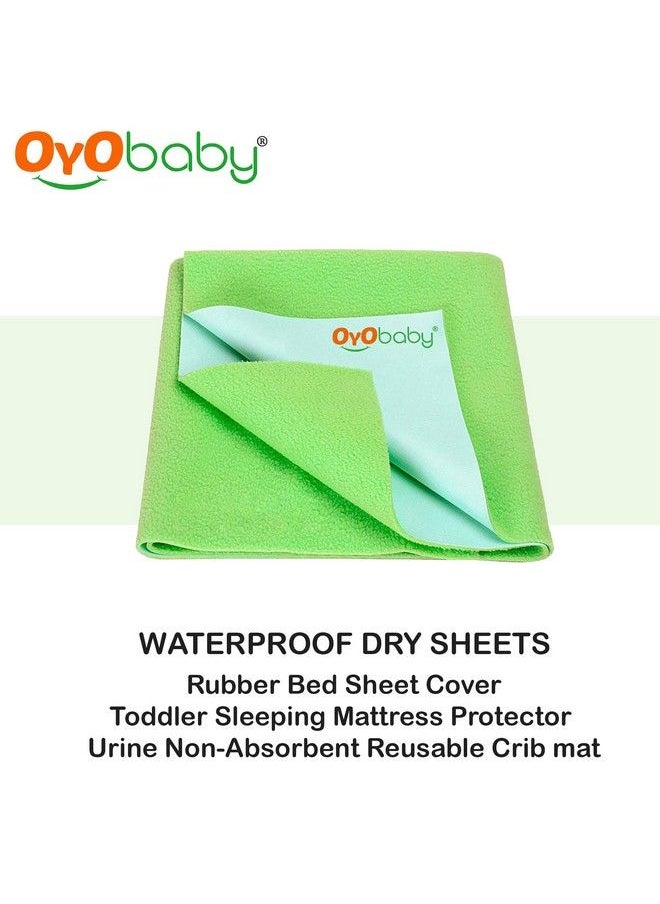 OYO BABY Quickly Dry Soft Mattress Protector Pista Greens  - Image 5