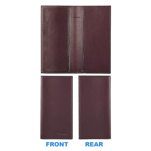 CASMONAL Premium Leather Checkbook Cover for Men and Women Checkbook Holder Wallet RFID Blocking - Image 5