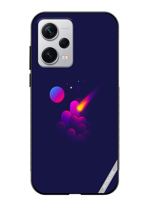 Protective Case Cover For Xiaomi Redmi Note 12 Pro Plus Space Minimalist Design Multicolour