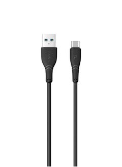 Pawa Auto-ID Wall Charger 2.4A UK with Type-C Cable / Portable & Elegant / Secure and Saturated / wide compatibility / Fast Charger - Black  - Image 2