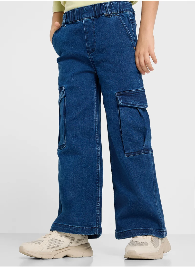 Ripples GIRLS WIDELEG JEANS