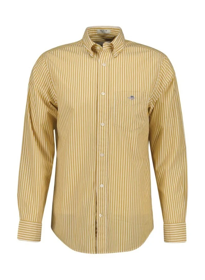 GANT Gant Regular Fit Striped Poplin Shirt