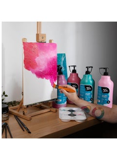 Mont Marte Signature Acrylic Colour 2 Litre Content With Pump Magenta  - Image 5