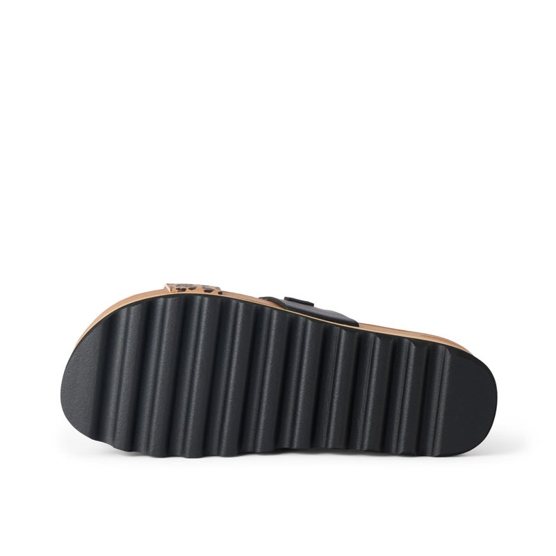REEF Cushion Vista Hi Womens Platform Fashion Sandal, Arch Support, Ultra Soft Cushion Footbed, Leopard Duo, 9 - Image 4