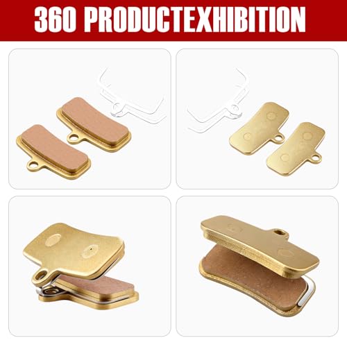 Umnnyk 2PCS Copper Base Motorcycle Front and Rear Brake Pads Disc Brake Pads for Electric Dirt Bike Sur Ron Light Bee X/S Segway X160/X260 Talaria Sting R MX3/R/MX4 - Image 3