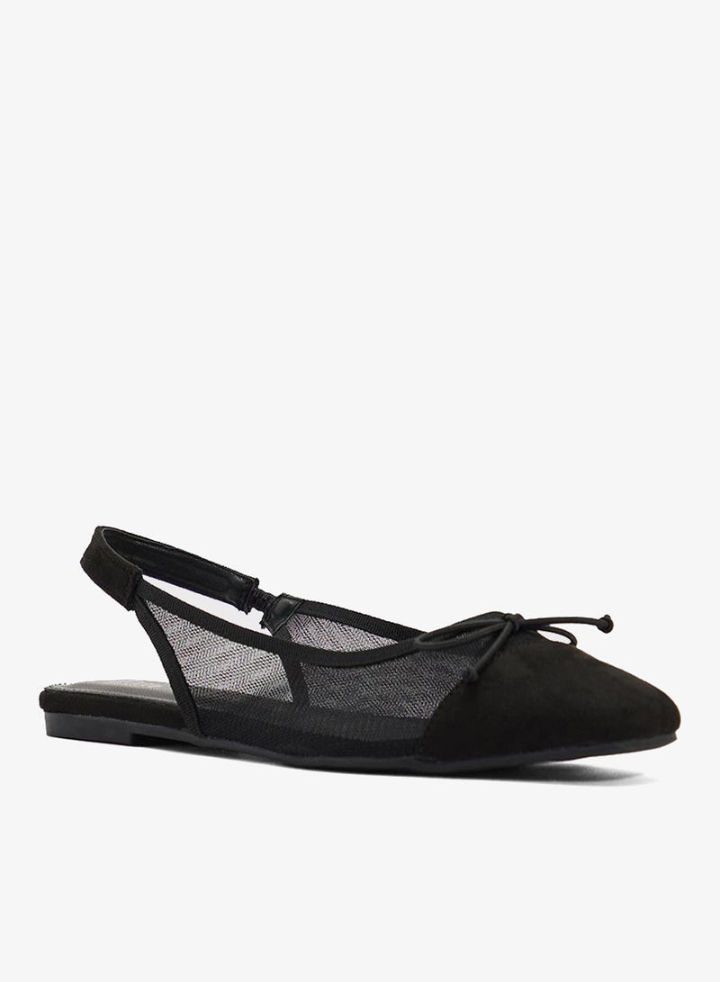 ايلا حذاء باليرينا كلاسيكي بحزام خلفي مع فيونكة - Image 2