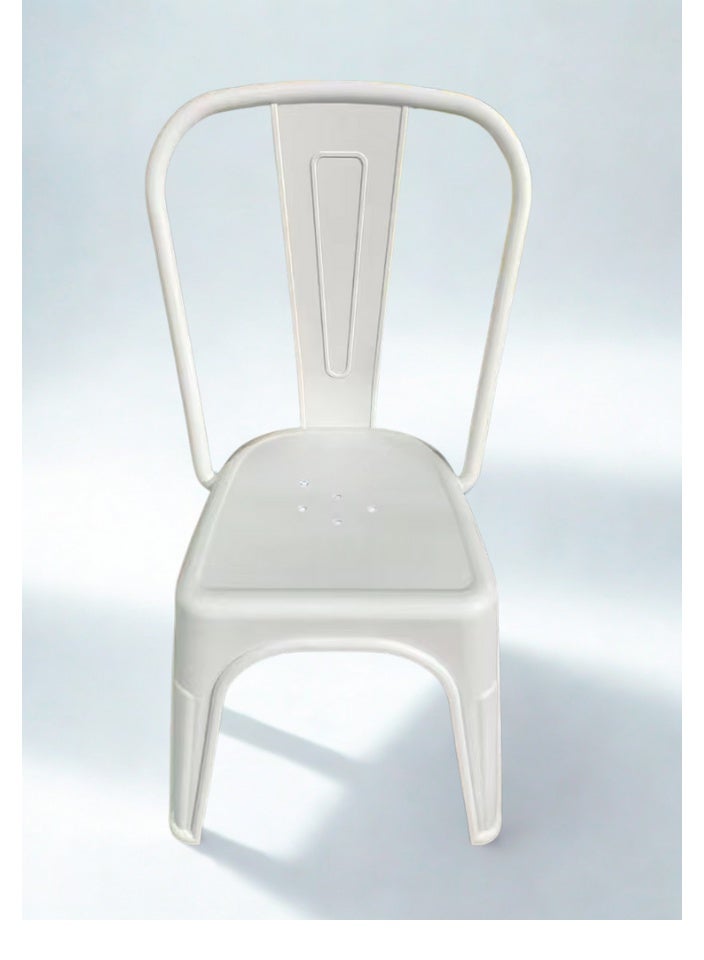 SMART HOME Modern Fiber Single Chair with Sturdy Legs - 45x45x80 cm | Durable Seat for Offices, Dining Rooms, Coffee Shops, Gardens, and Outdoor Lounges - Image 1