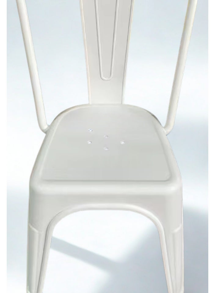 SMART HOME Modern Fiber Single Chair with Sturdy Legs - 45x45x80 cm | Durable Seat for Offices, Dining Rooms, Coffee Shops, Gardens, and Outdoor Lounges - Image 4
