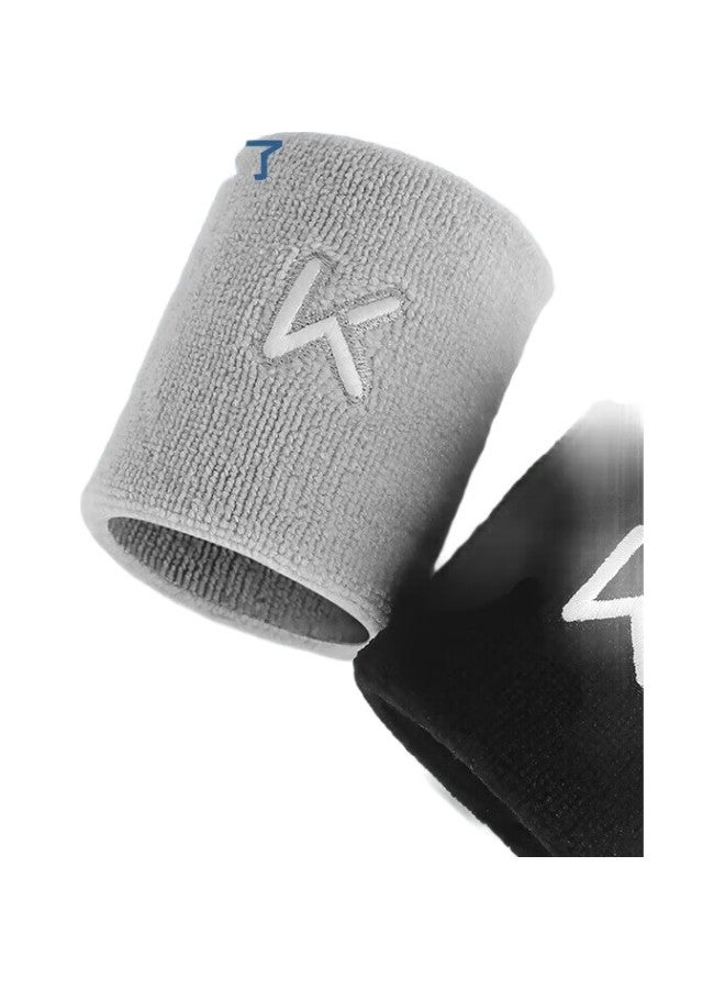 Keep Sports Wristband For Men And Women, Fitness Basketball Wrist Support, Sprain Prevention, Tendon Sheath Protection For Badminton, 2-Pack, Black - Image 3