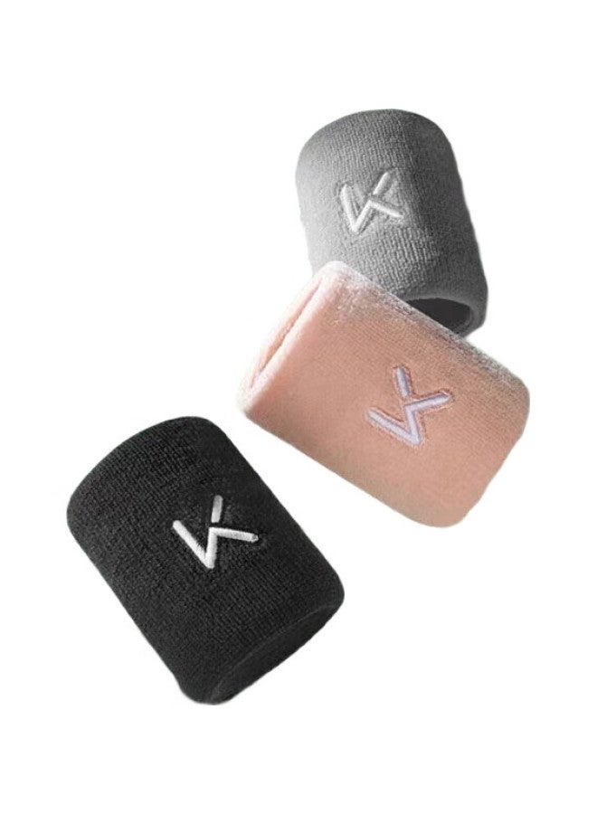 Keep Sports Wristband For Men And Women, Fitness Basketball Wrist Support, Sprain Prevention, Tendon Sheath Protection For Badminton, 2-Pack, Black - Image 2