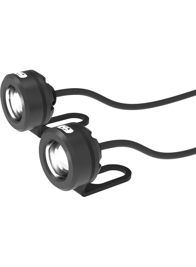 Oxford Run Light Front (Pair) Bike Lighting Ancillary Headlights Motorcycle. EL381 - Image 1