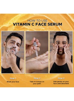 The Man Company The Man Company 40% Vitamin C Face Serum With Hyaluronic Acid | Boosts Collagen | Glowing & Brightening Skin | Soft, Smooth & Supple | All Skin Types - 30ml  - Image 5