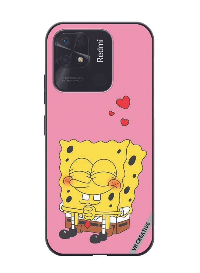 VR CREATIVE Protective Case Cover For Xiaomi Redmi 10C Spongebob Design Multicolour - Image 1