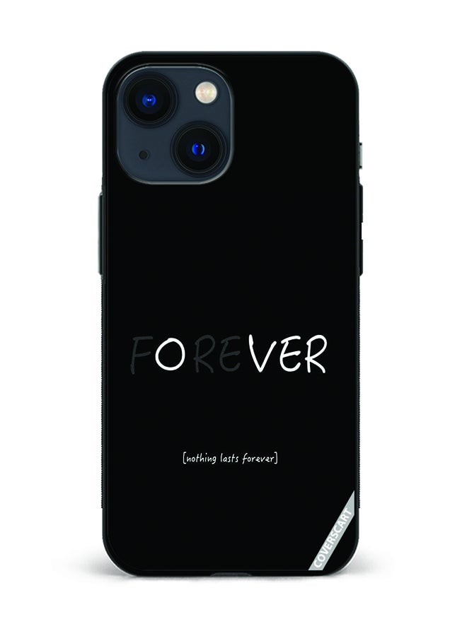 COVERSCART Protective Case Cover For Apple iPhone 13 Mini Forever Design Black