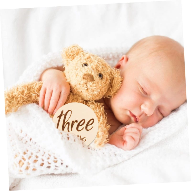Double Sided Milestone Cards For Baby Photography Monthly Growth Tracking 6 Pieces - Image 5