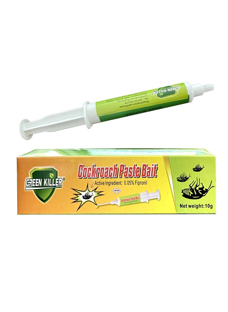 GREEN KILLER طقم طُعم جل الصراصير البني لمكافحة الصراصير 10 جرامات - Image 1