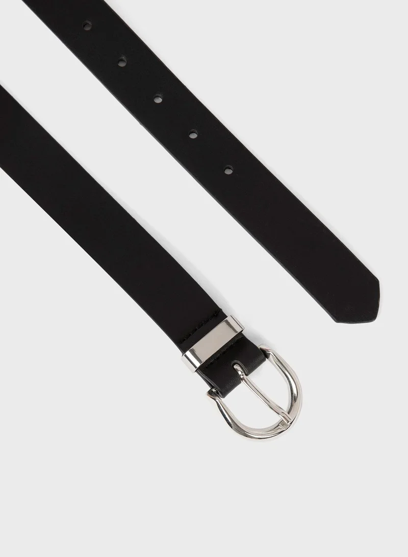 DeFacto Oval Buckle Belt
