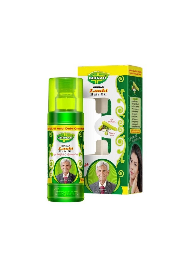 Girnar Lauki Hair Oil With Goodness Of 14 Herbal Extracts 500Ml - Image 1