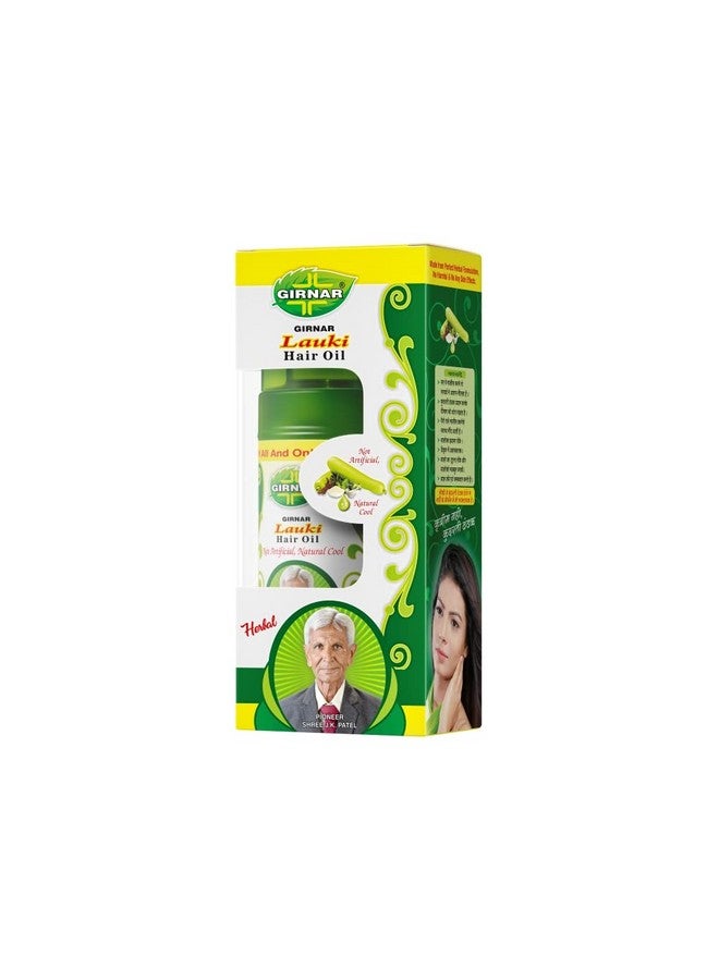 Girnar Lauki Hair Oil With Goodness Of 14 Herbal Extracts 500Ml - Image 4