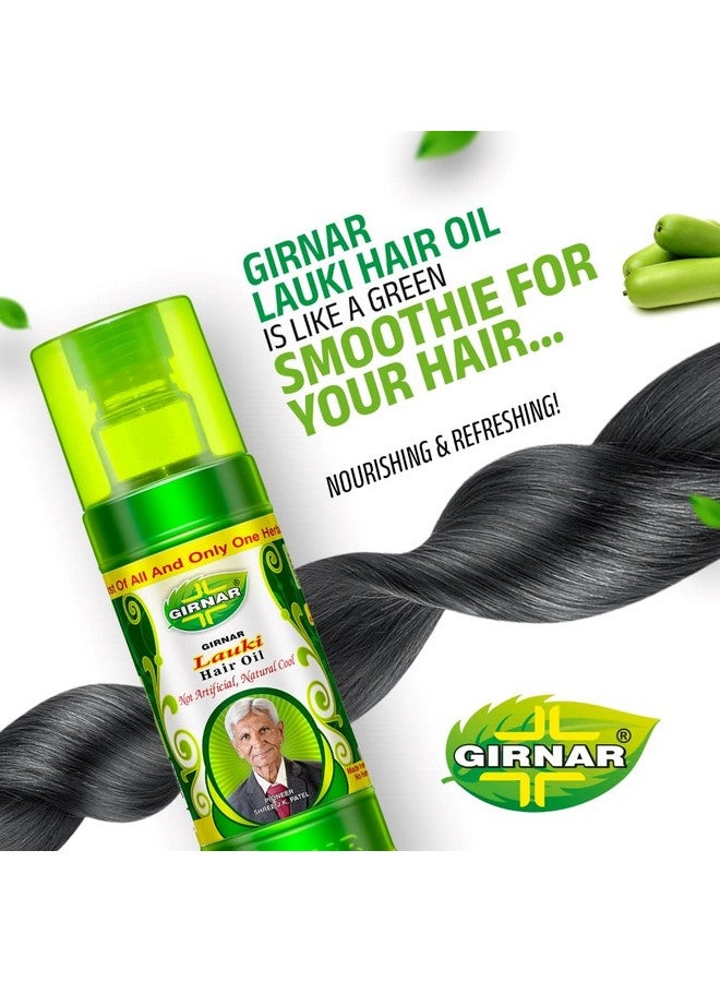Girnar Lauki Hair Oil With Goodness Of 14 Herbal Extracts 500Ml - Image 2