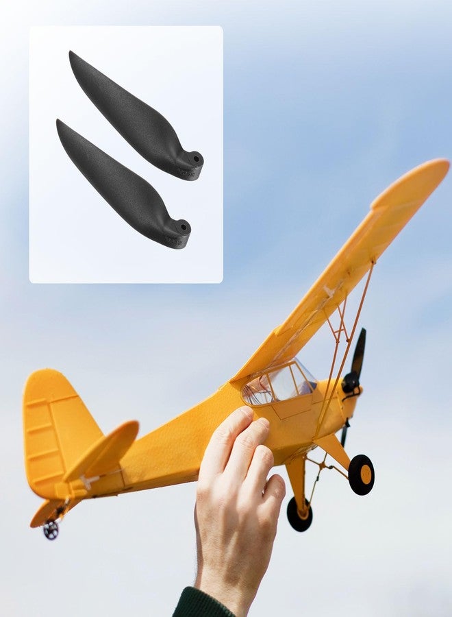 MECCANIXITY RC Glider Propeller Replacement Prop Blades, 8x6 Inch RC Folding Propeller Nylon Blades Parts for Spinner D28-D48mm Glider Airplane Prop Replacement(Black, 1 Pair) - Image 5