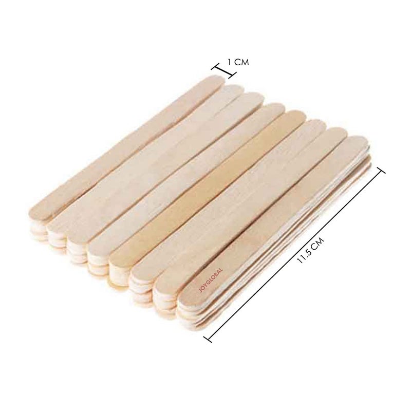 JoyGlobal 50 PieceSet Wooden Ice Cream Popsicle Cakesicle Stick 45 Inches - Image 4