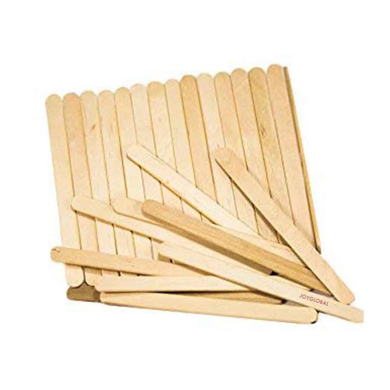JoyGlobal 50 PieceSet Wooden Ice Cream Popsicle Cakesicle Stick 45 Inches - Image 1