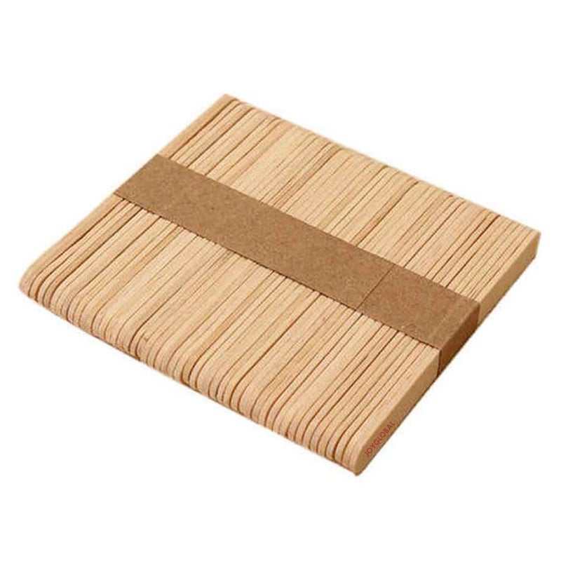 JoyGlobal 50 PieceSet Wooden Ice Cream Popsicle Cakesicle Stick 45 Inches - Image 2