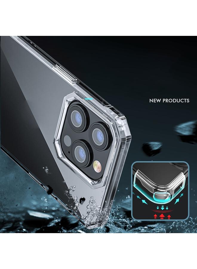 زبون جراب لهاتف iPhone 13 Pro Max مصنوع من مادة TPU مع وسادة هوائية رباعية الزوايا ومضاد للصدمات - Image 5