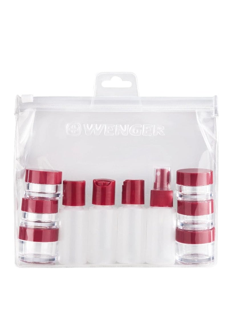 Wenger TravelSized Toiletry Bottle Set Clear - 611888 - Image 1