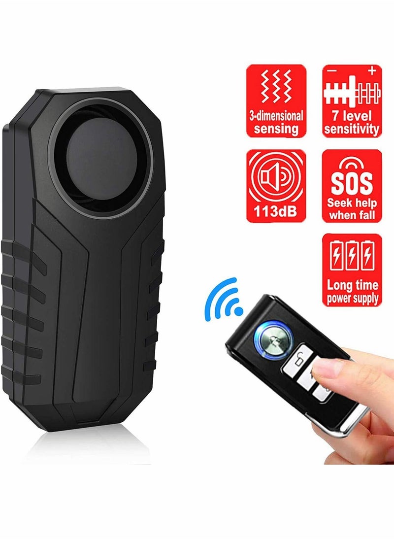 KASTWAVE - Motorcycle Alarm with Adjustable Volume, Wireless Anti-Theft Security Bike Remote Control, Safety Lock for Motorbike Scooter Vehicles, Super Loud Siren and Waterproof - Image 1