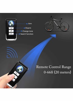 KASTWAVE Motorcycle Alarm with Adjustable Volume, Wireless Anti-Theft Security Bike Remote Control, Safety Lock for Motorbike Scooter Vehicles, Super Loud Siren and Waterproof  - Image 2