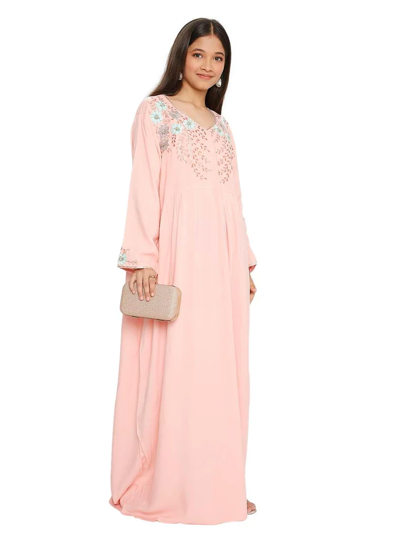 هانا آند سارا جلابية عربية مطرزة للبنات الصغيرات