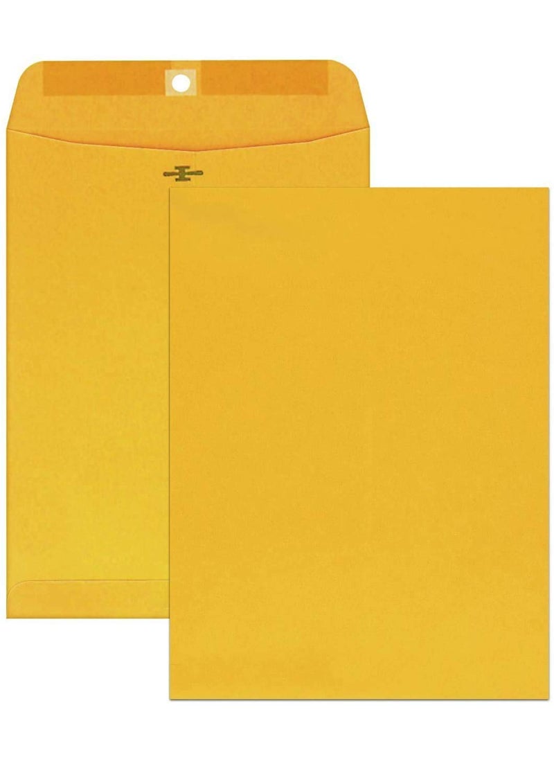 Mead Mead Mailing Envelopes, Clasp Closure, 9" X 12", All-Purpose 24-lb Paper, Brown Kraft Material, 20 per Box (76020)  - Image 2