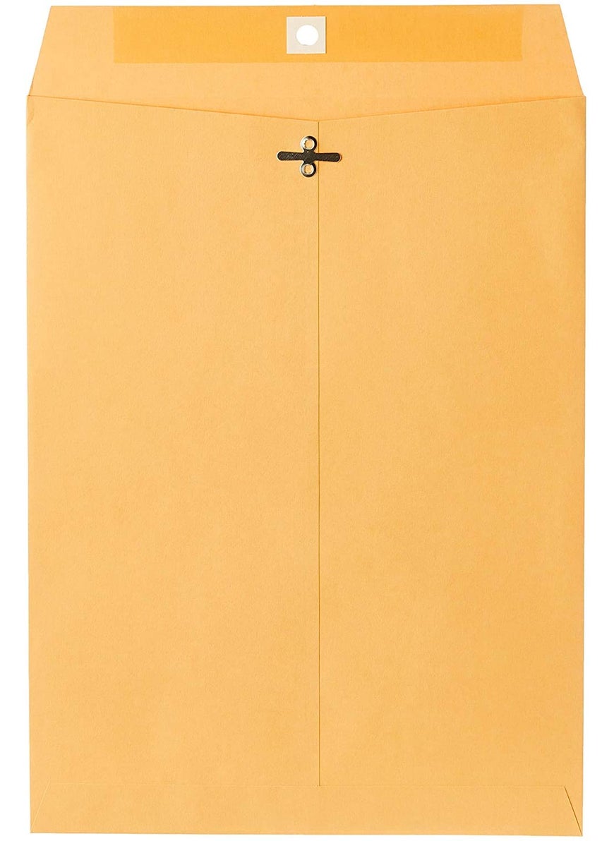 Mead Mead Mailing Envelopes, Clasp Closure, 9" X 12", All-Purpose 24-lb Paper, Brown Kraft Material, 20 per Box (76020)  - Image 3