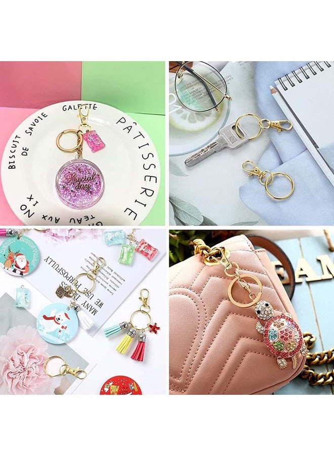 ماركة غير محددة سبائك الذهب مخلب جراد البحر المشابك الحبل المفاتيح DIY مرونة السنانير - 100 جهاز كمبيوتر شخصى  - Image 4