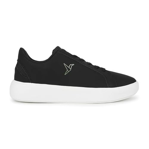 YOHO Blinc Hands Free Sneakers for Women | Truly Slip ons | Quick wear Elastic Laces, Classic Black - UK 4 - Image 1