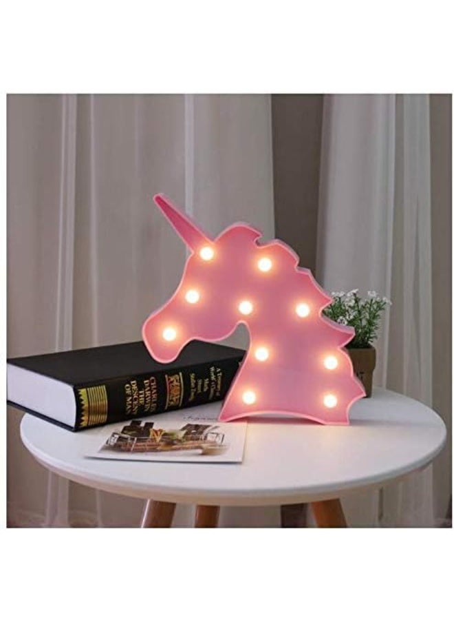 مصباح ليلي يعمل بالبطارية للاطفال، ديكورات عيد ميلاد على شكل حصان للاطفال، ديكور غرفة الاطفال لغرفة النوم، ديكور حائط على شكل حصان لغرفة النوم - Image 2