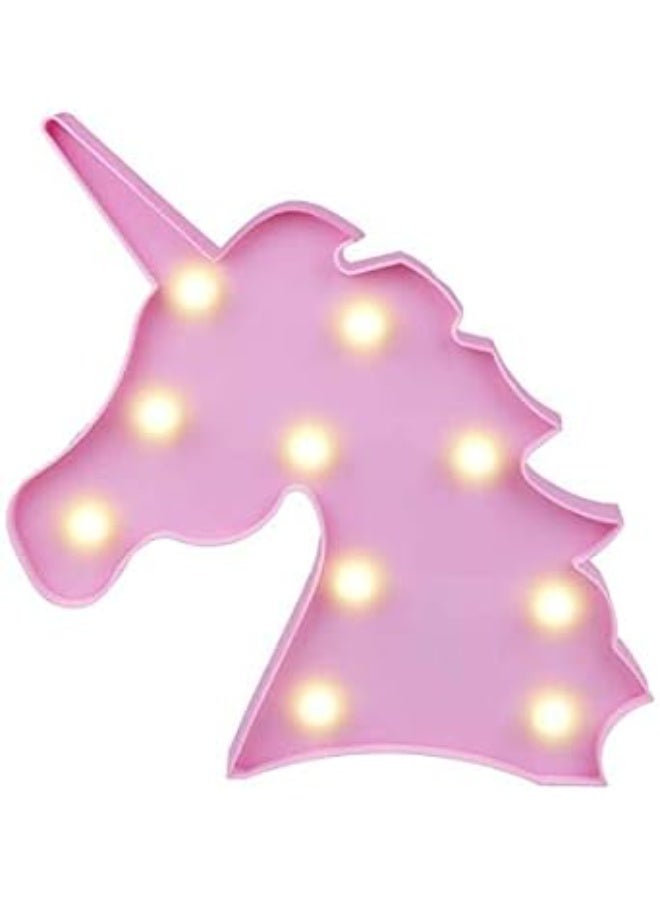 مصباح ليلي يعمل بالبطارية للاطفال، ديكورات عيد ميلاد على شكل حصان للاطفال، ديكور غرفة الاطفال لغرفة النوم، ديكور حائط على شكل حصان لغرفة النوم - Image 4