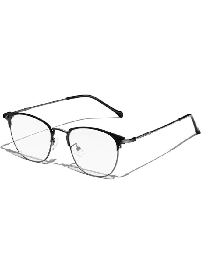 KANASTAL Fashion Blue Light Blocking Glasses for Women and Men, Metal Filter Blue-light Eyewear Ultra Light TV PC Computer Gaming Glass - Image 1