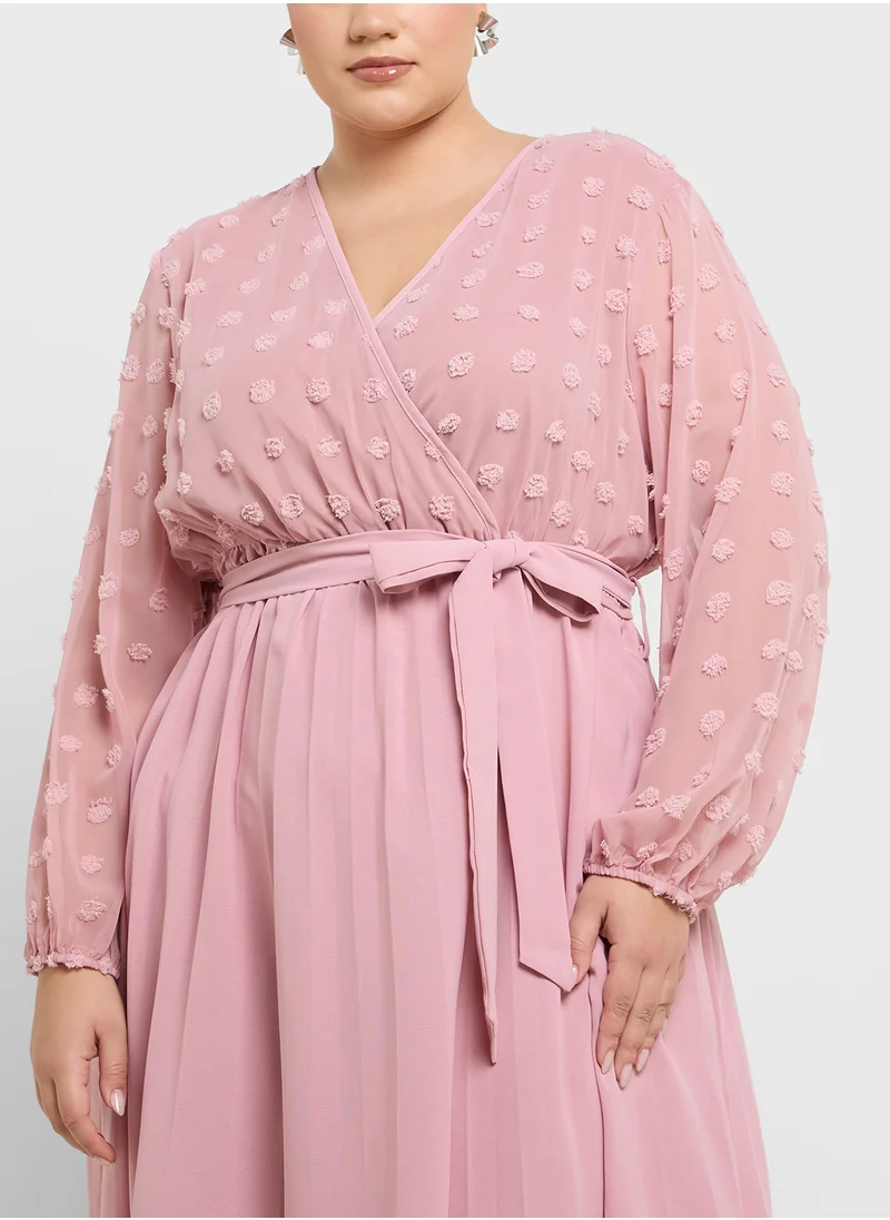 Ella Plus Pleated Dress