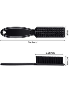 Patelai Patelai 2 Pcs Barber Blade Cleaning Brush for Clipper Cleaning Nail Cleaner Styling Brush for Fades Tapers Trimmer Manicure Salon (Black)  - Image 2