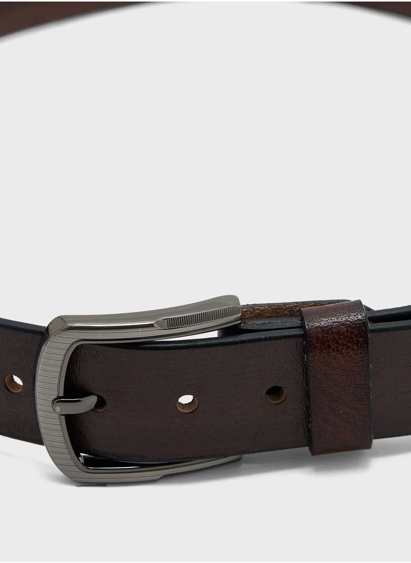 Robert Wood Genuine Leather 40Mm Casual Belt