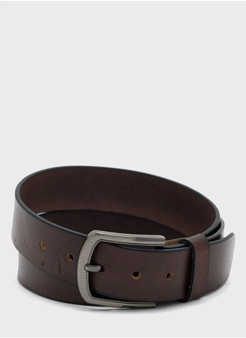 Robert Wood Genuine Leather 40Mm Casual Belt