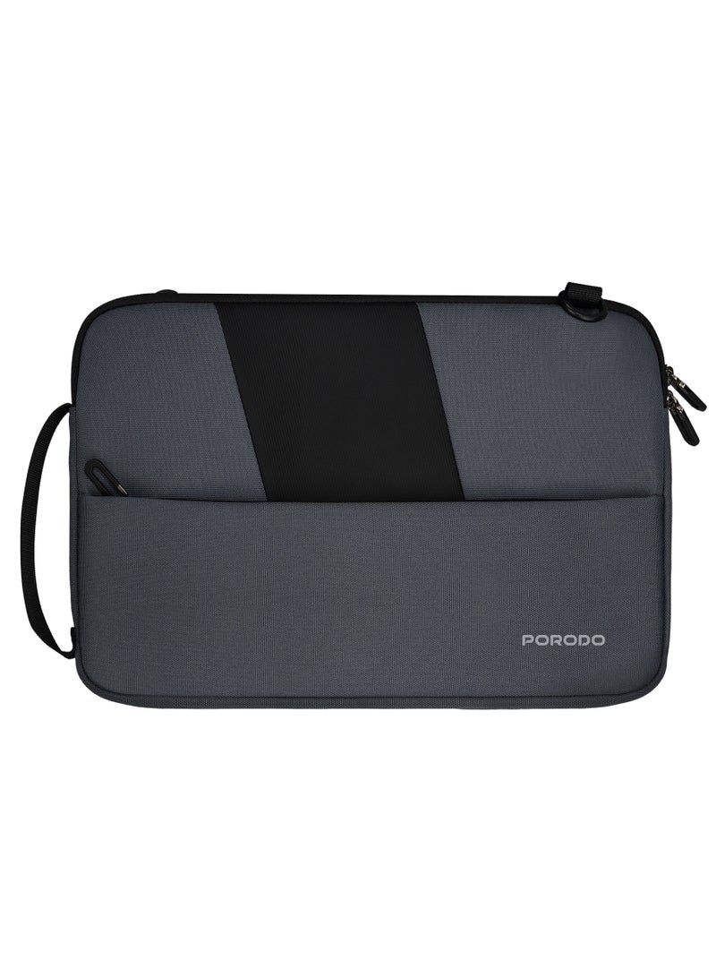 porodo 14-inch Laptop Sleeve with Fillet Anti-Drop, Grab Handle, Scratch Resistant, for 13.3-Inch MacBook Air/Pro, 14-Inch MacBook Pro M4 / M3 / M2 / M1 2021-2024, 13-13.6 Inch Notebook - Image 1