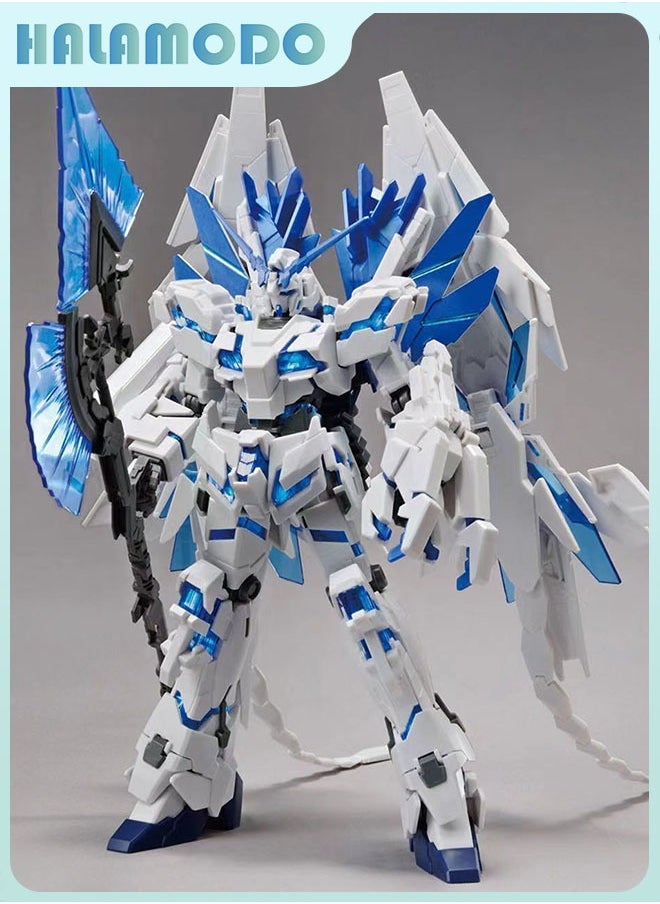 HALAMODO Gundam Modong HG Perfect Unicorn Gundam Action Figure Mecha Assembly Model with Stand, a Super Cool Desktop Decoration, an Assembly Toy Loved by Both Boys and Girls  - Image 2