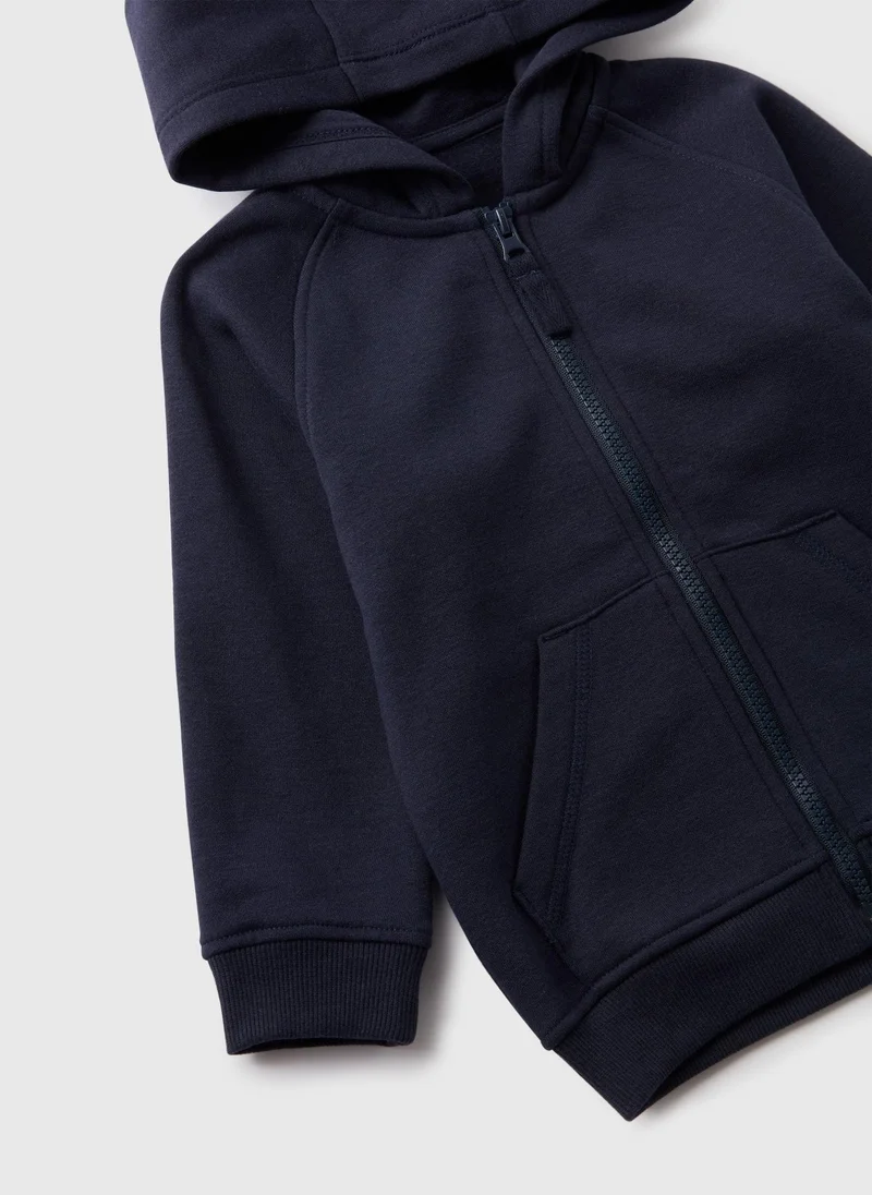 Matalan Boys Navy Zip Up Hoodie
