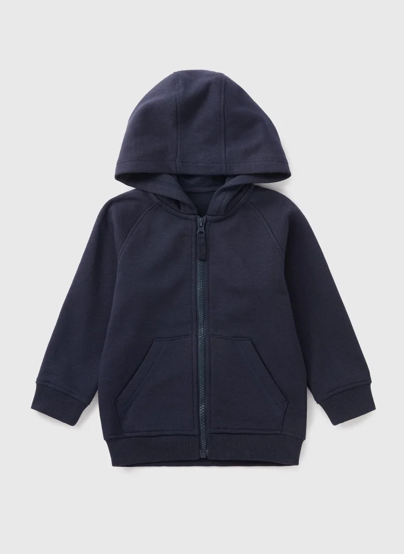 Matalan Boys Navy Zip Up Hoodie